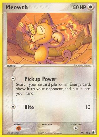 Meowth 077/113/113 - Common - Reverse Holofoil