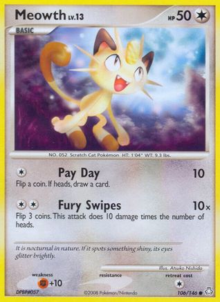 Meowth 106/146/146 - Common