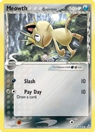 Meowth (Delta Species) 071/110/110 - Common - Reverse Holofoil