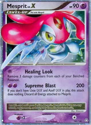 Mesprit LV.X 143/146 - Ultra Rare - Holofoil