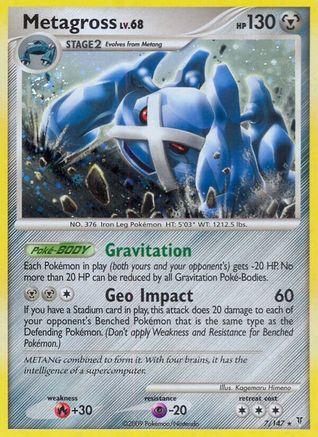 Metagross 007/147 - Holo Rare - Holofoil
