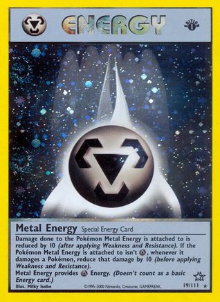 Metal Energy 019/111/111 - Holo Rare - 1st Edition Holofoil