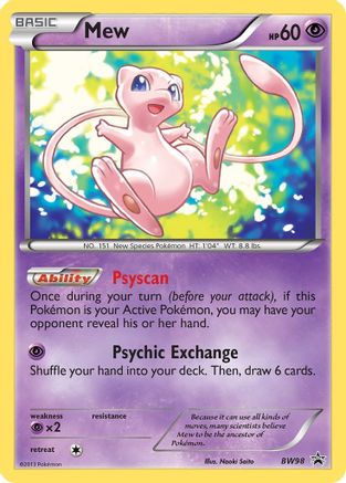 Mew BW98/101 - Promo - Holofoil