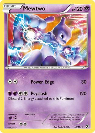 Mewtwo 053/113/113 - Holo Rare - Holofoil