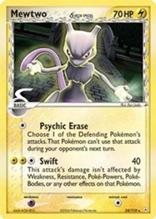 Mewtwo (Delta Species) 024/110/110 - Rare