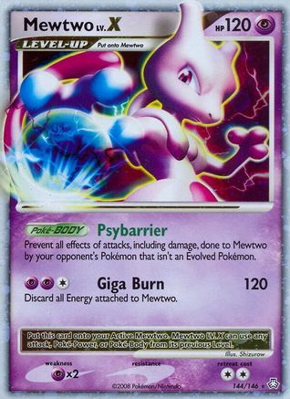 Mewtwo LV.X 144/146 - Ultra Rare - Holofoil