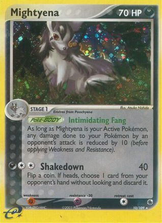 Mightyena 010/109/109 - Holo Rare - Holofoil