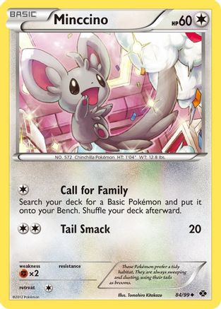 Minccino 084/99/99 - Uncommon
