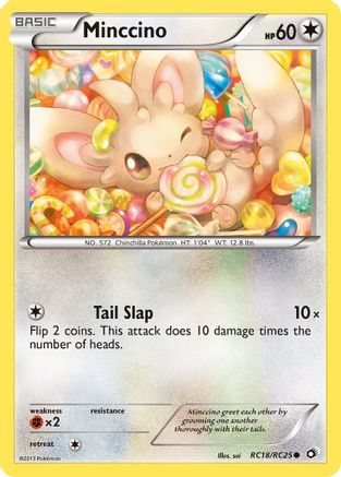 Minccino RC18/RC25/113 - Common - Holofoil