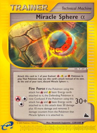 Miracle Sphere Alpha 129/144 - Uncommon