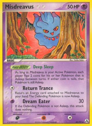 Misdreavus 040/92 - Uncommon - Reverse Holofoil