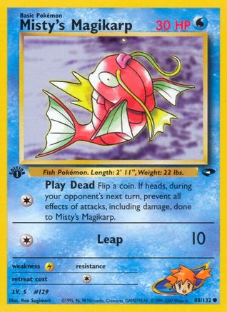 Misty's Magikarp 088/132/132 - Common - 1st Edition