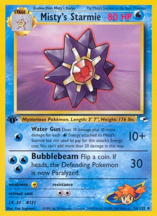 Misty's Starmie 056/132/132 - Uncommon - Unlimited