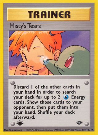 Misty's Tears 118/132/132 - Uncommon - Unlimited