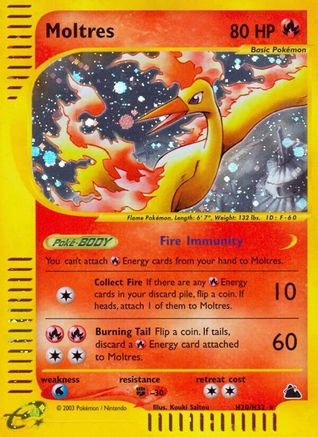 Moltres (H20) H20/144 - Holo Rare - Holofoil