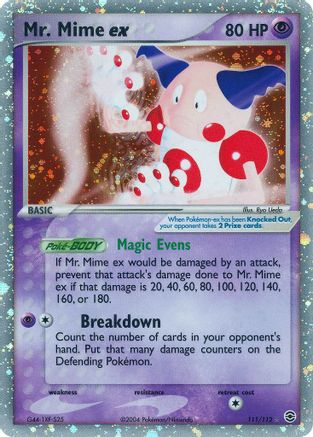 Mr. Mime ex 111/112/112 - Ultra Rare - Holofoil