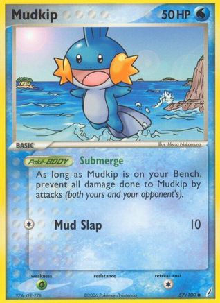 Mudkip 057/100/100 - Common - Reverse Holofoil