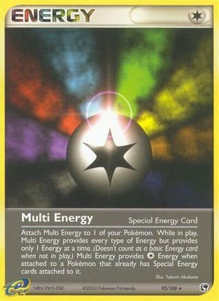 Multi Energy 093/100/100 - Rare - Reverse Holofoil