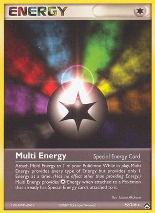 Multi Energy 089/108 - Rare - Reverse Holofoil