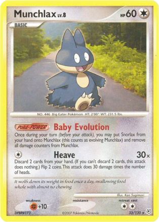Munchlax 033/130/130 - Rare