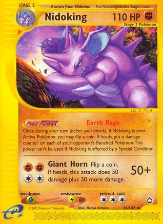 Nidoking (24) 024/147/147 - Rare