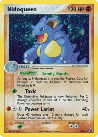 Nidoqueen 009/112 - Holo Rare - Holofoil