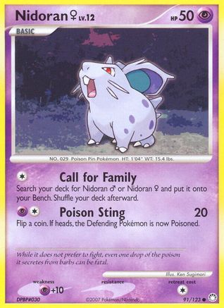 Nidoran F 091/123/123 - Common