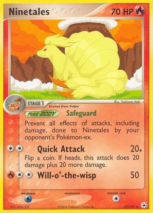 Ninetales 022/101 - Rare