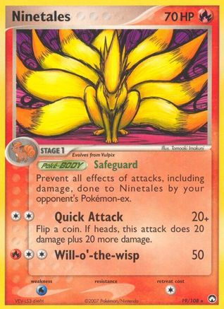 Ninetales 019/108/108 - Rare