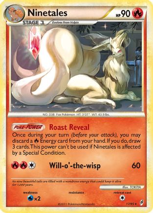 Ninetales 017/95 - Holo Rare - Holofoil