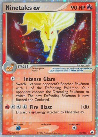 Ninetales ex 096/101 - Ultra Rare - Holofoil