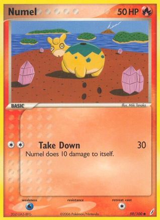 Numel 059/100/100 - Common - Reverse Holofoil