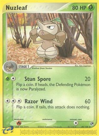 Nuzleaf 049/100/100 - Uncommon