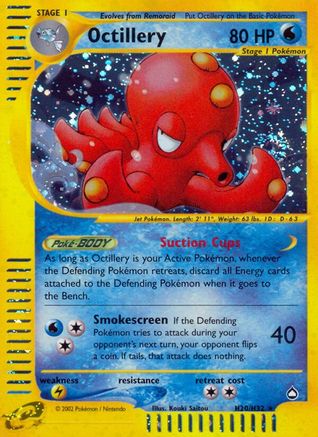 Octillery (H20) H20/147 - Holo Rare - Holofoil