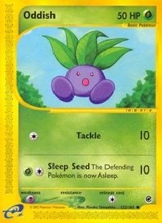 Oddish 122/165/165 - Common