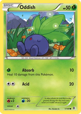 Oddish 001/149/149 - Common