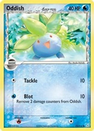 Oddish (Delta Species) 073/110/110 - Common - Reverse Holofoil