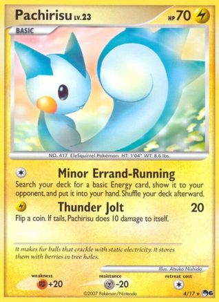 Pachirisu 004/017/17 - Rare - Holofoil