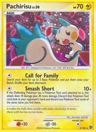 Pachirisu 005/106 - Holo Rare - Holofoil