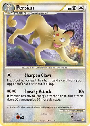 Persian 027/123 - Rare
