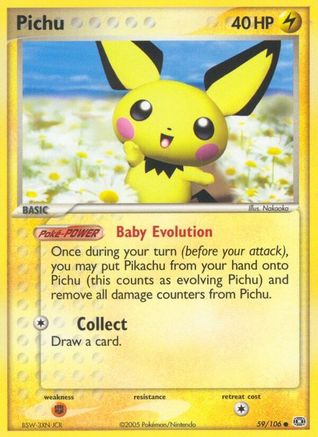 Pichu 059/106/106 - Common - Reverse Holofoil
