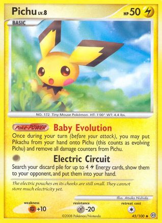 Pichu 045/100/100 - Uncommon