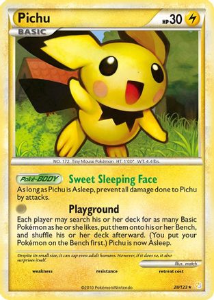 Pichu 028/123 - Rare