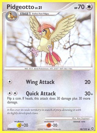 Pidgeotto 058/132 - Uncommon