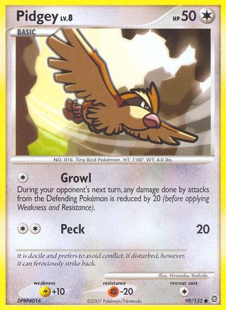Pidgey 099/132/132 - Common