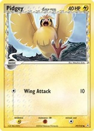 Pidgey (Delta Species) 077/110/110 - Common - Reverse Holofoil