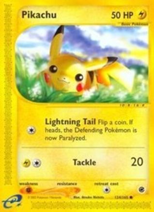 Pikachu 124/165/165 - Common