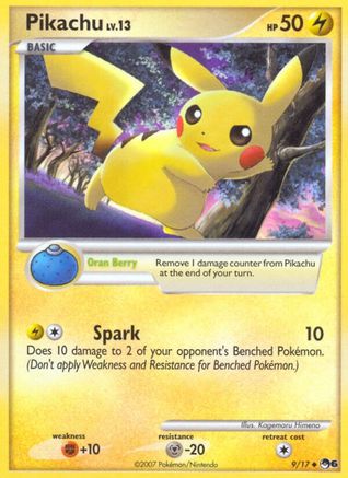 Pikachu 009/17 - Common