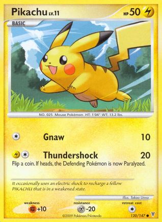 Pikachu 120/147 - Common