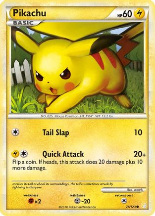Pikachu 078/123/123 - Common
